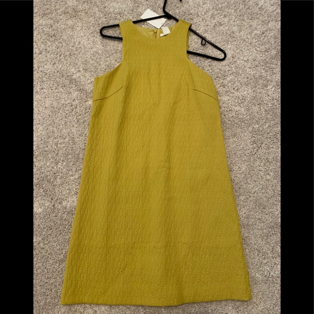 Mustard yellow dress!